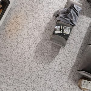 Grey and White Hex Floor Tiles - Floor Tiles - TileTalk - Chandigarh